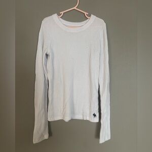 Abercrombie Kids White Ribbed Top